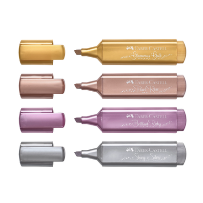 Faber-Castell Metallic Highlighters – Set of 4
