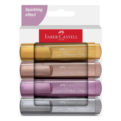 Faber-Castell Metallic Highlighters – Set of 4