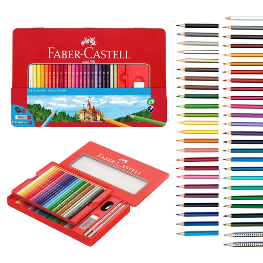 Classic Colored Pencils & Accessories – 48 Color Gift Set