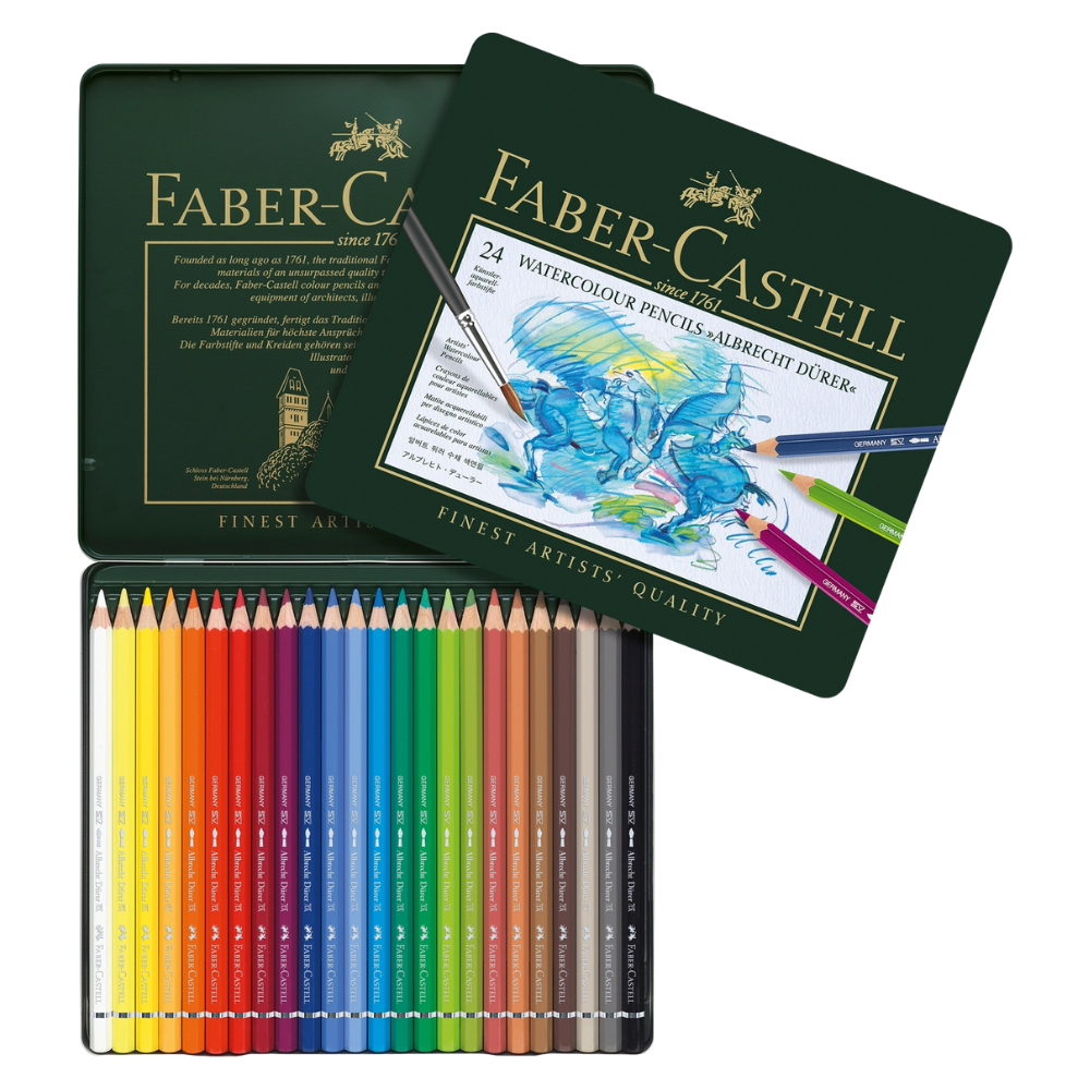 Albrecht Dürer Artists' Watercolor Pencils – Tin of 24