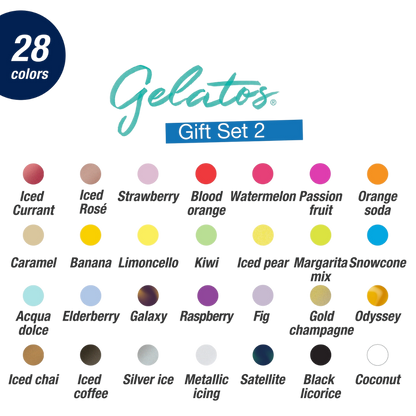 Gelatos Pigment Sticks Art Gift Set – Set 2