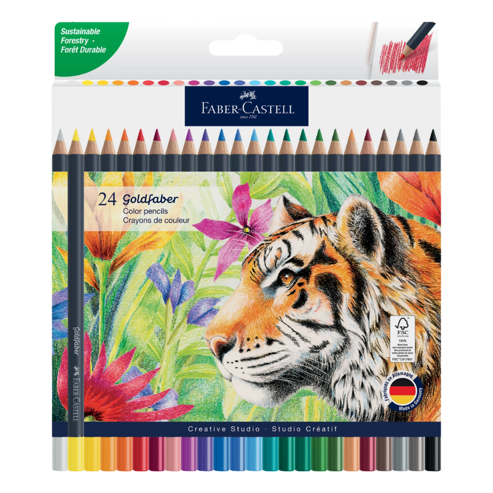 Goldfaber Color Pencils – Box of 24