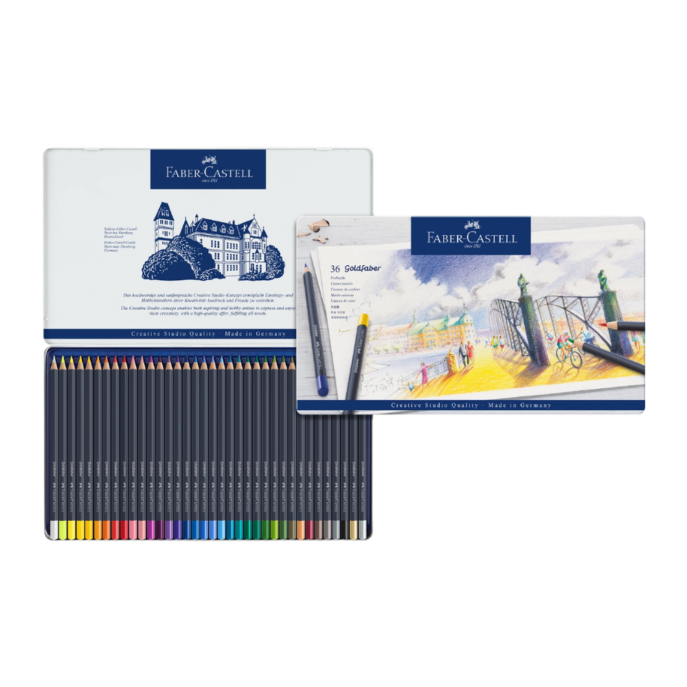 Goldfaber Color Pencils – Tin of 36