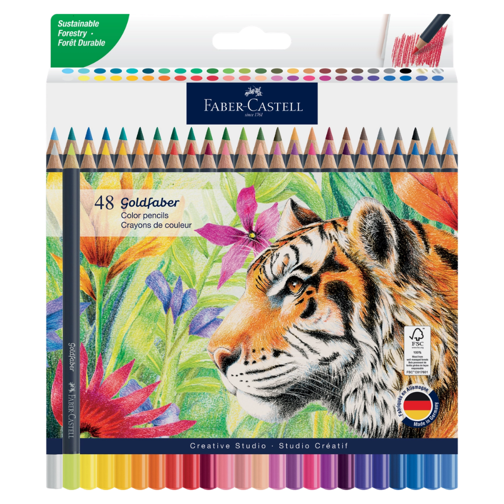 Goldfaber Color Pencils – Box of 48