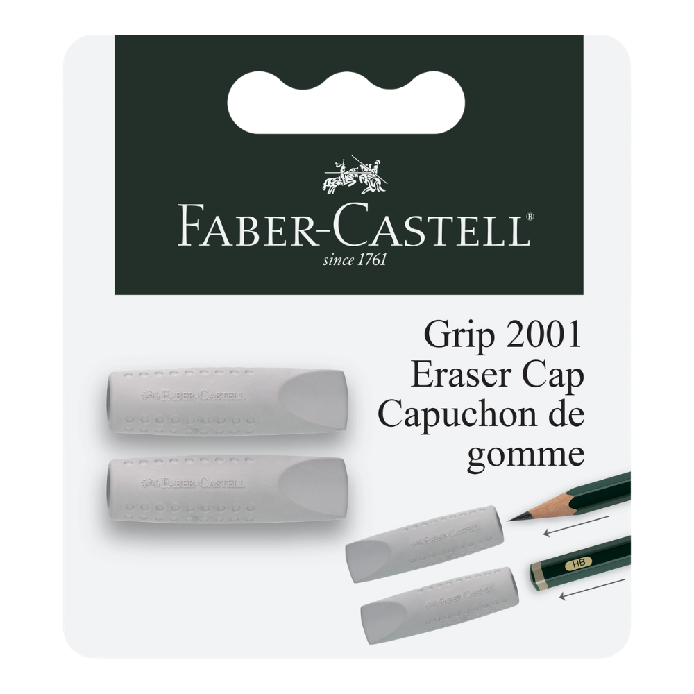 Grip 2001 Pencil Eraser Caps – Set of 2