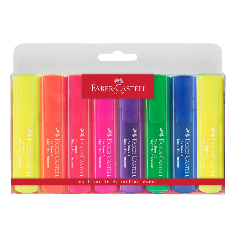 Highlighters – Superfluorescent – Wallet of 8