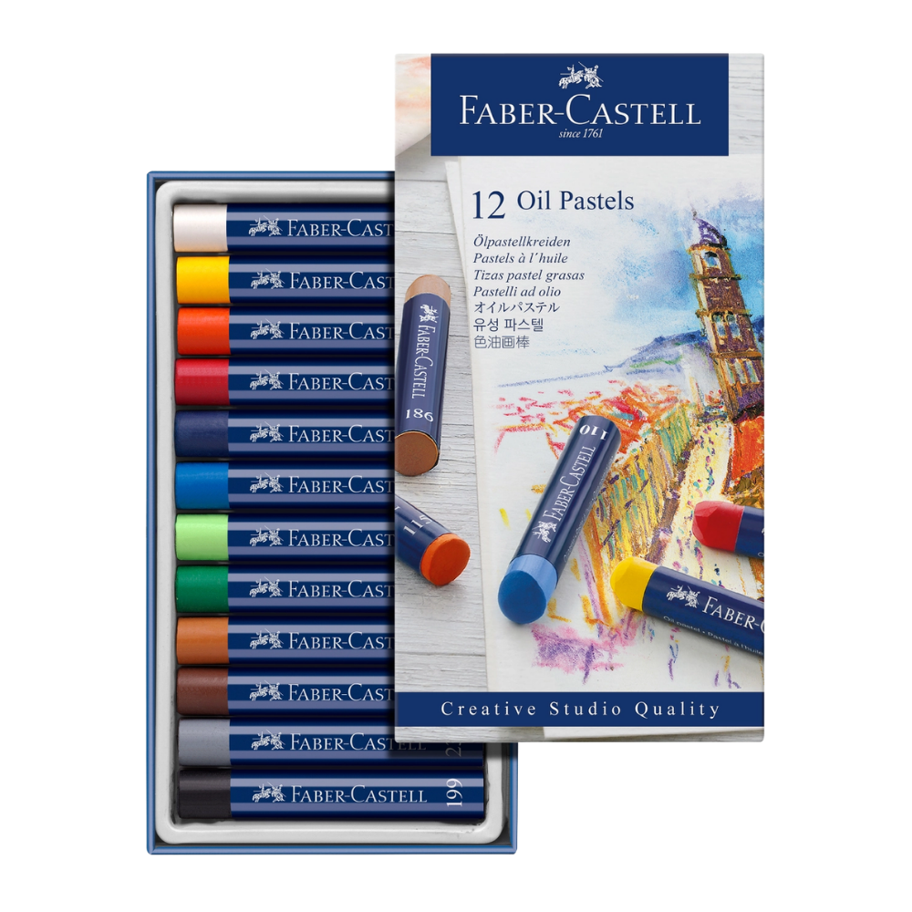 Oil Pastel Crayons – 12 Count
