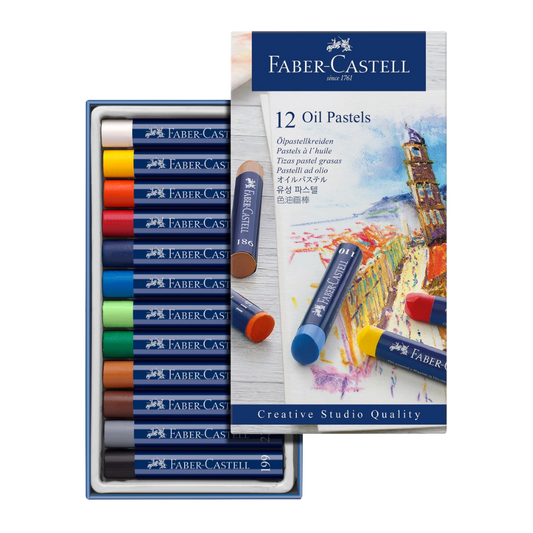 Oil Pastel Crayons – 12 Count