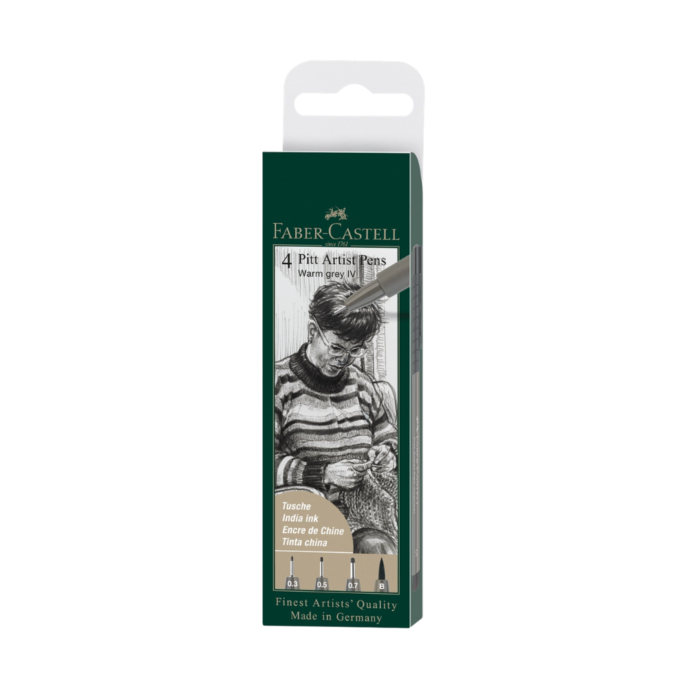 Pitt Artist Pen – #273 Warm Grey IV – Assorted Tip Sizes
