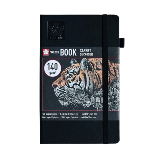Sakura Sketchbook – A5 Black Paper