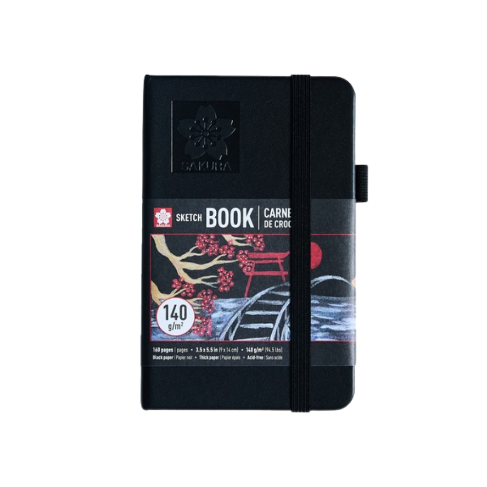 Sakura Pocket Sketchbook – Black Paper