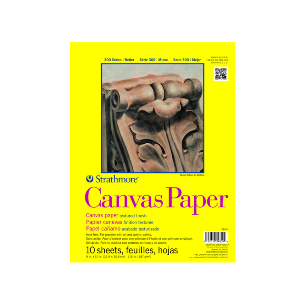 Strathmore 300 Series Canvas Pad - 10 Sheets