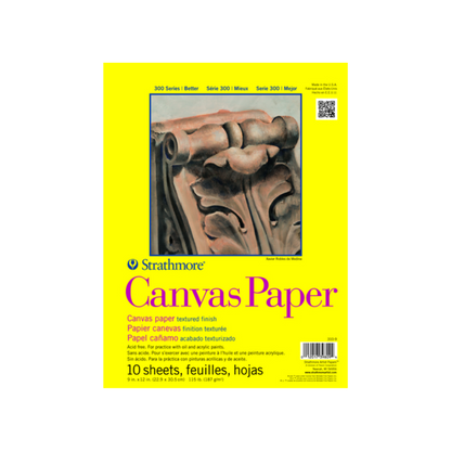 Strathmore 300 Series Canvas Pad - 10 Sheets