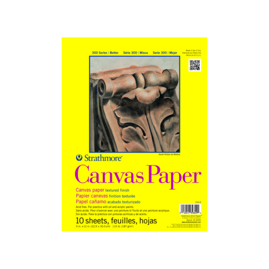 Strathmore 300 Series Canvas Pad - 10 Sheets