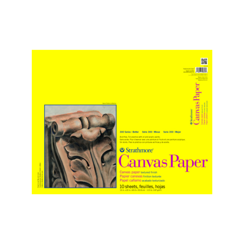 Strathmore 300 Series Canvas Pad - 10 Sheets