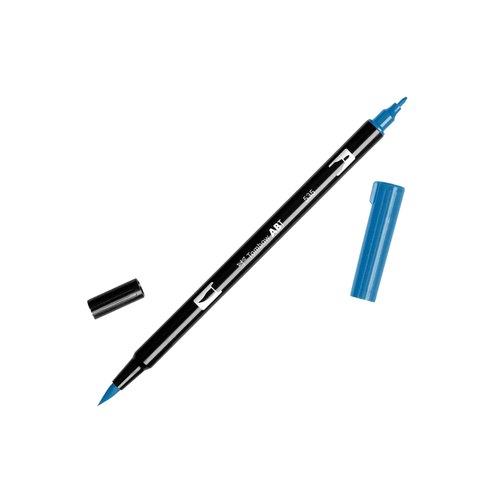 Dual Brush Pen Art Markers - 535 Cobalt Blue