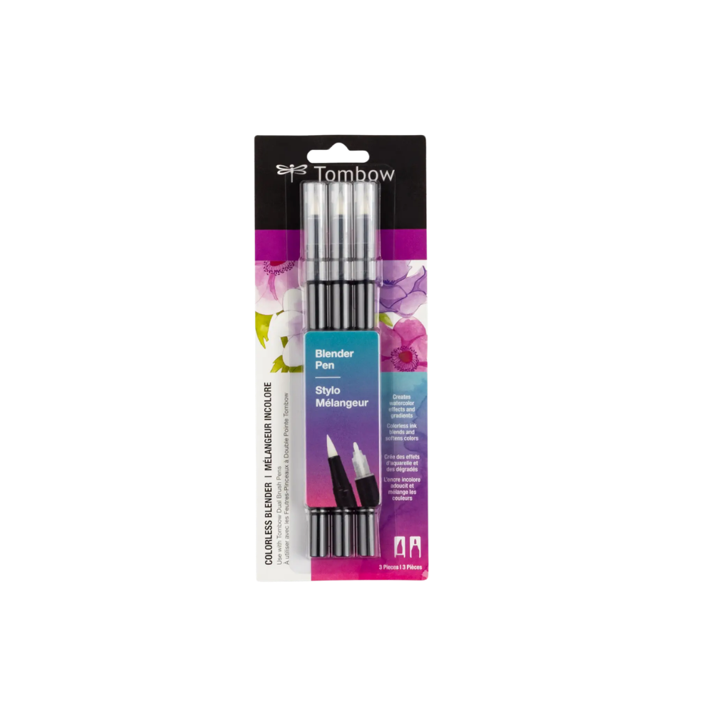 Dual Brush Pen Blender Pen, 3-Pack