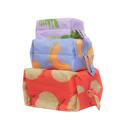 3D Zip Pouch Set