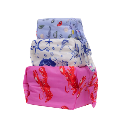 3D Zip Pouch Set