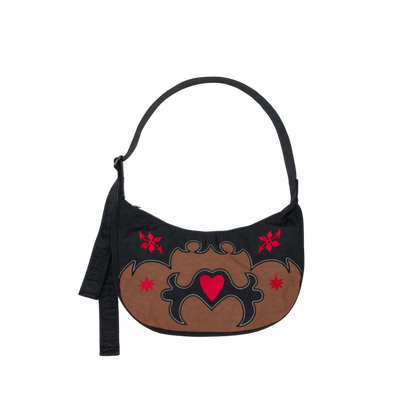 Medium Nylon Crescent Bag