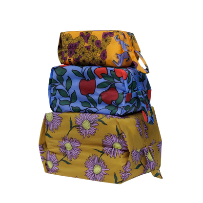 3D Zip Pouch Set