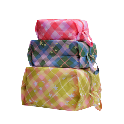 3D Zip Pouch Set