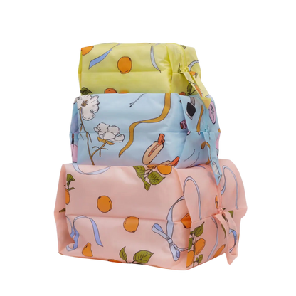 3D Zip Pouch Set