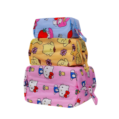 3D Zip Pouch Set