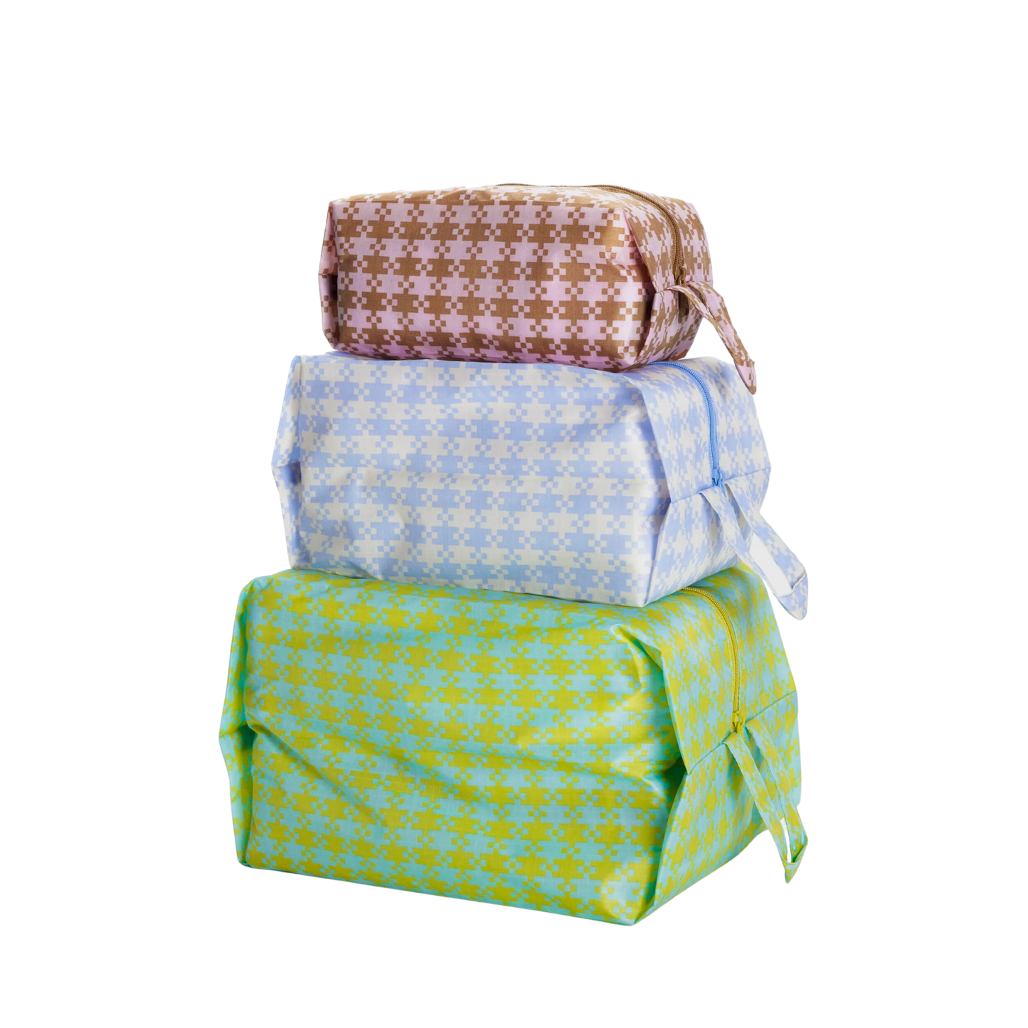 3D Zip Pouch Set