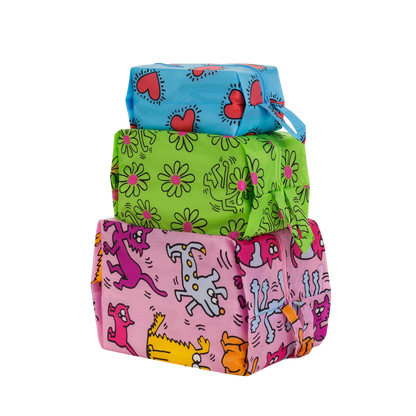 3D Zip Pouch Set