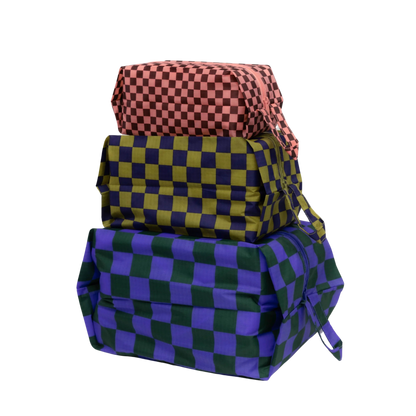 3D Zip Pouch Set