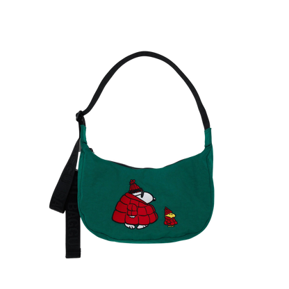 Medium Nylon Crescent Bag