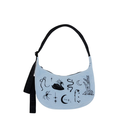 Medium Nylon Crescent Bag