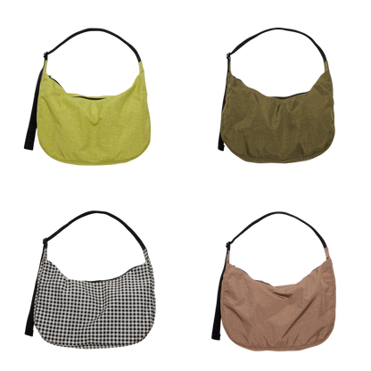 Large Nylon Crescent Bag