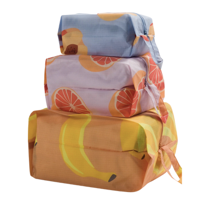 3D Zip Pouch Set