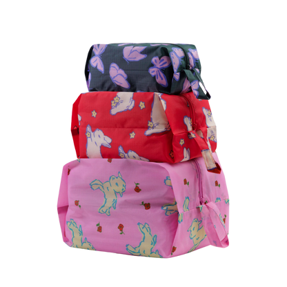 3D Zip Pouch Set