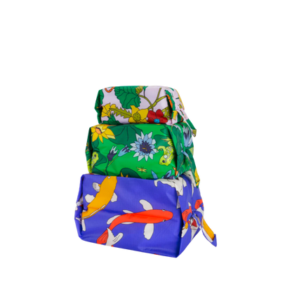 3D Zip Pouch Set