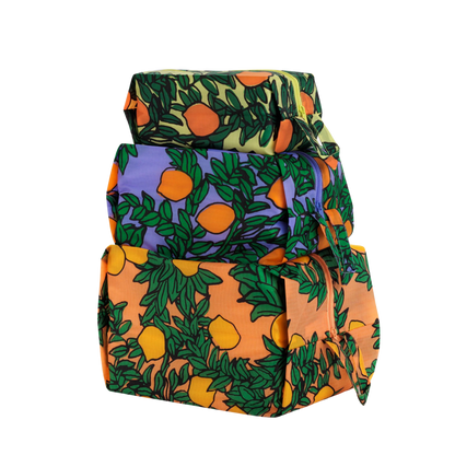 3D Zip Pouch Set