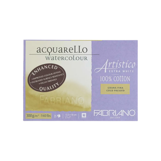 Fabriano Artistico Extra White Watercolor Block