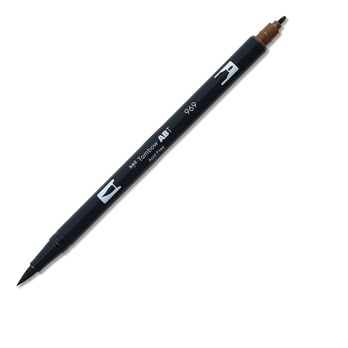 Dual Brush Pen Art Markers - 969 Chocolate