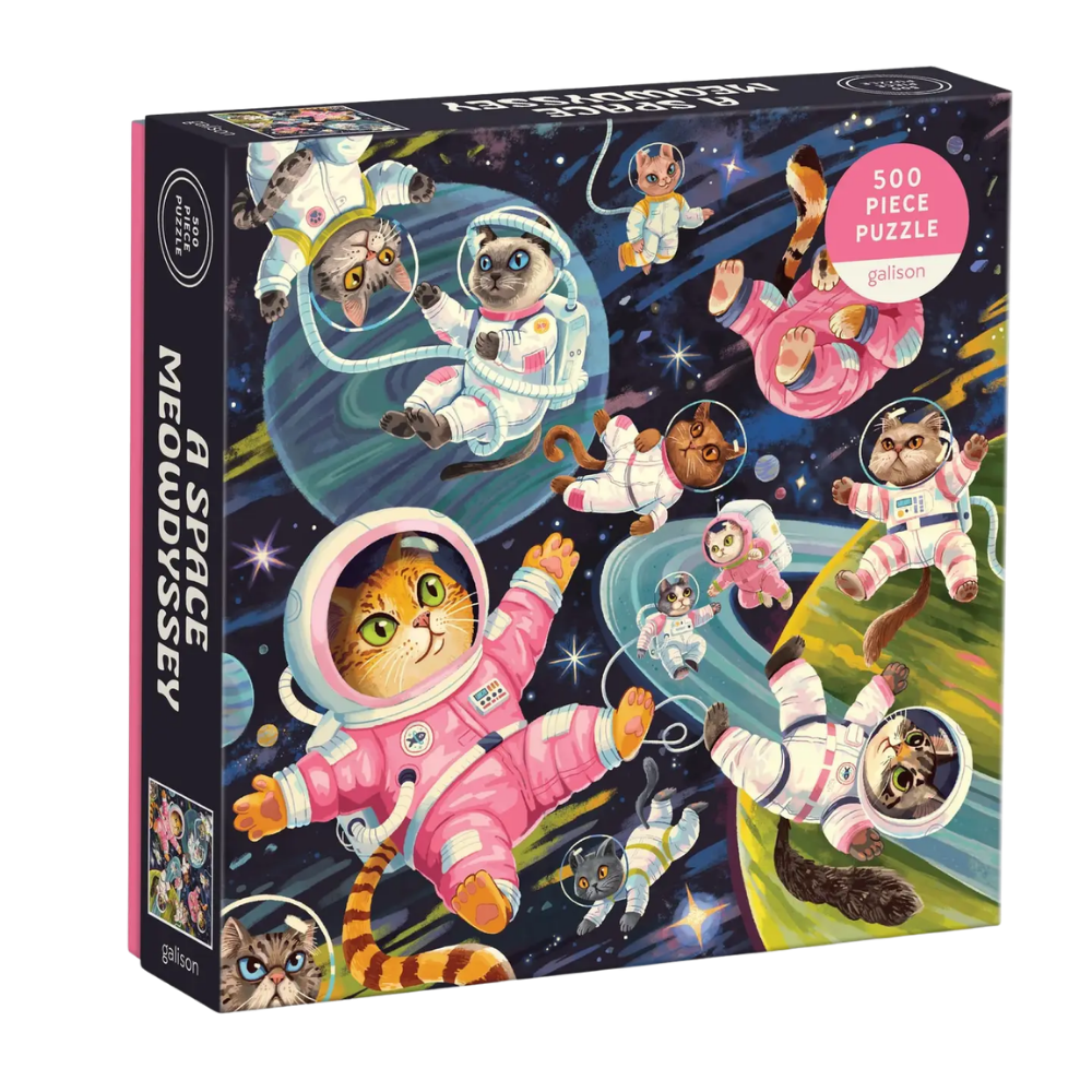 A Space Meowdyssey 500 Piece Puzzle