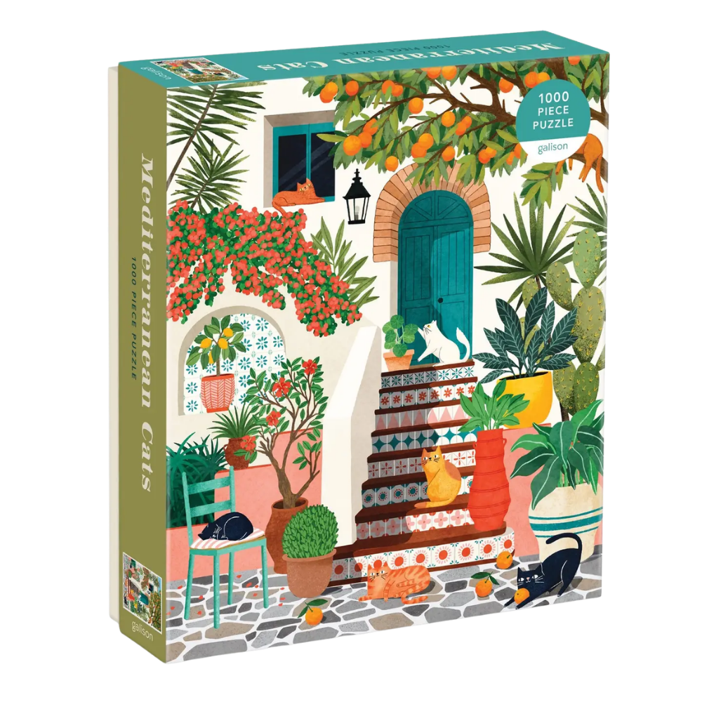 Mediterranean Cats 1000 Piece Puzzle