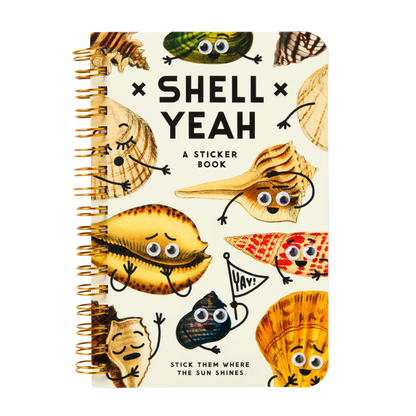 Brass Monkey Shell Yeah Sticker Book