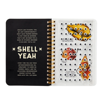 Brass Monkey Shell Yeah Sticker Book