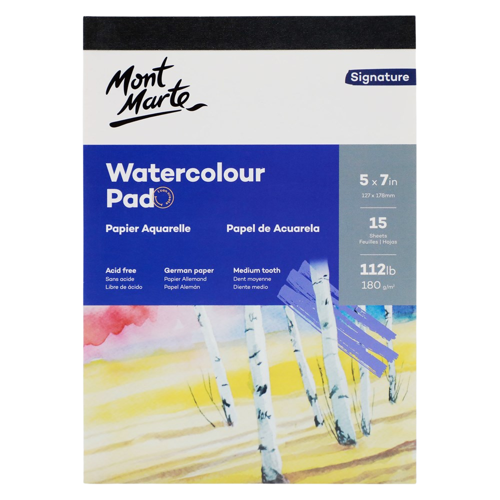 Watercolour Pad – German Paper – 180 gsm