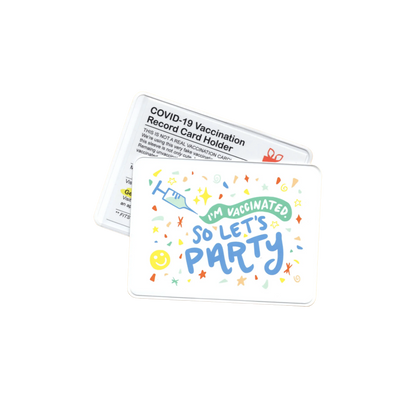 Let's Party!! Vaccination Card Case/Holder