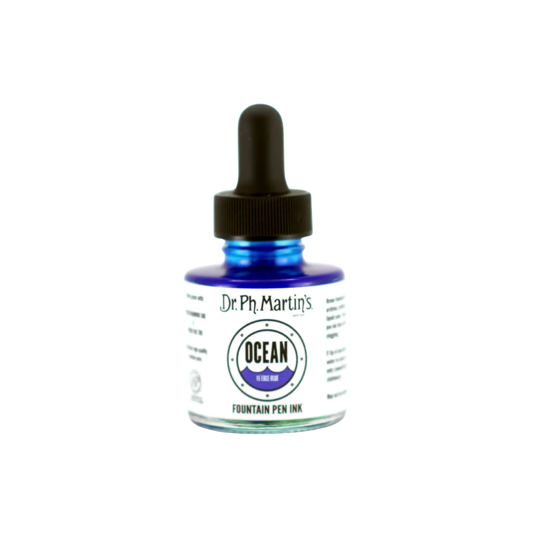 Dr. Ph. Martin's Ocean Fountain Pen Ink – 1 oz Bottle