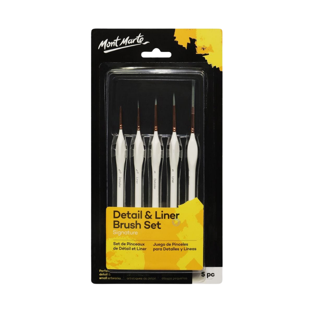 Detail & Liner Brush Set – Signature – 5 Piece