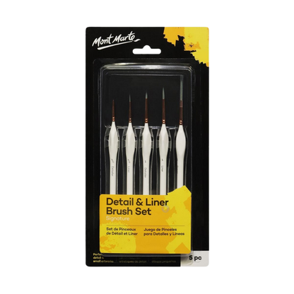 Detail & Liner Brush Set – Signature – 5 Piece