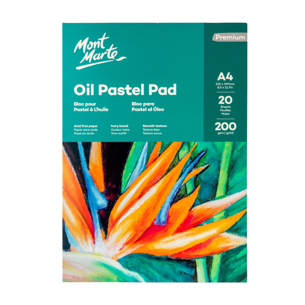 Oil Pastel Pad – A4 – 20 Sheets
